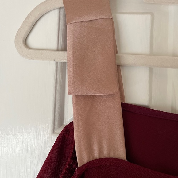 Anthropologie burgundy dress - Picture 2 of 7